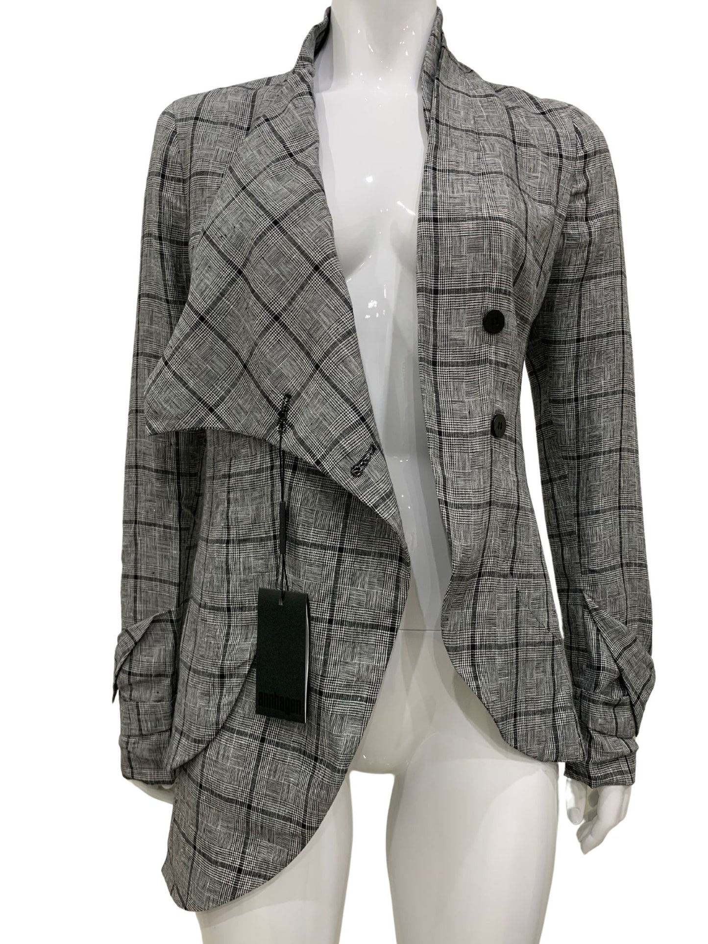 ANNHAGEN * DESIGNER BLAZER * KARIERT * MADE IN ITALY